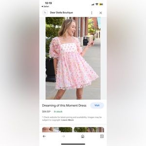 Flower Tulle Babydoll dress